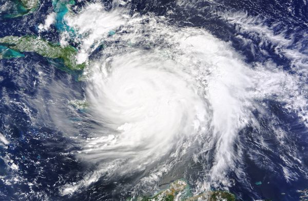 hurricane satellite image