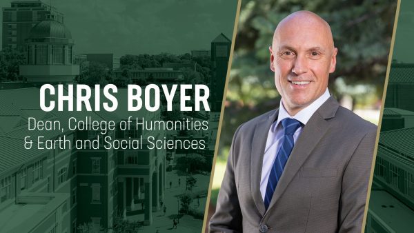 Chris Boyer, dean, College of Humanities & Earth and Social Sciences