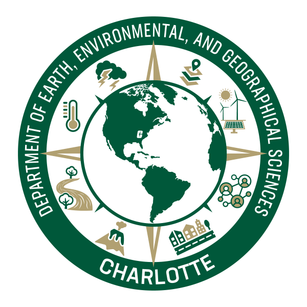 Department of Earth, Environmental and Geographical Sciences around a globe.