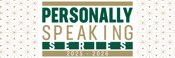 Personally Speaking web banner for 2025-2026 (light background)