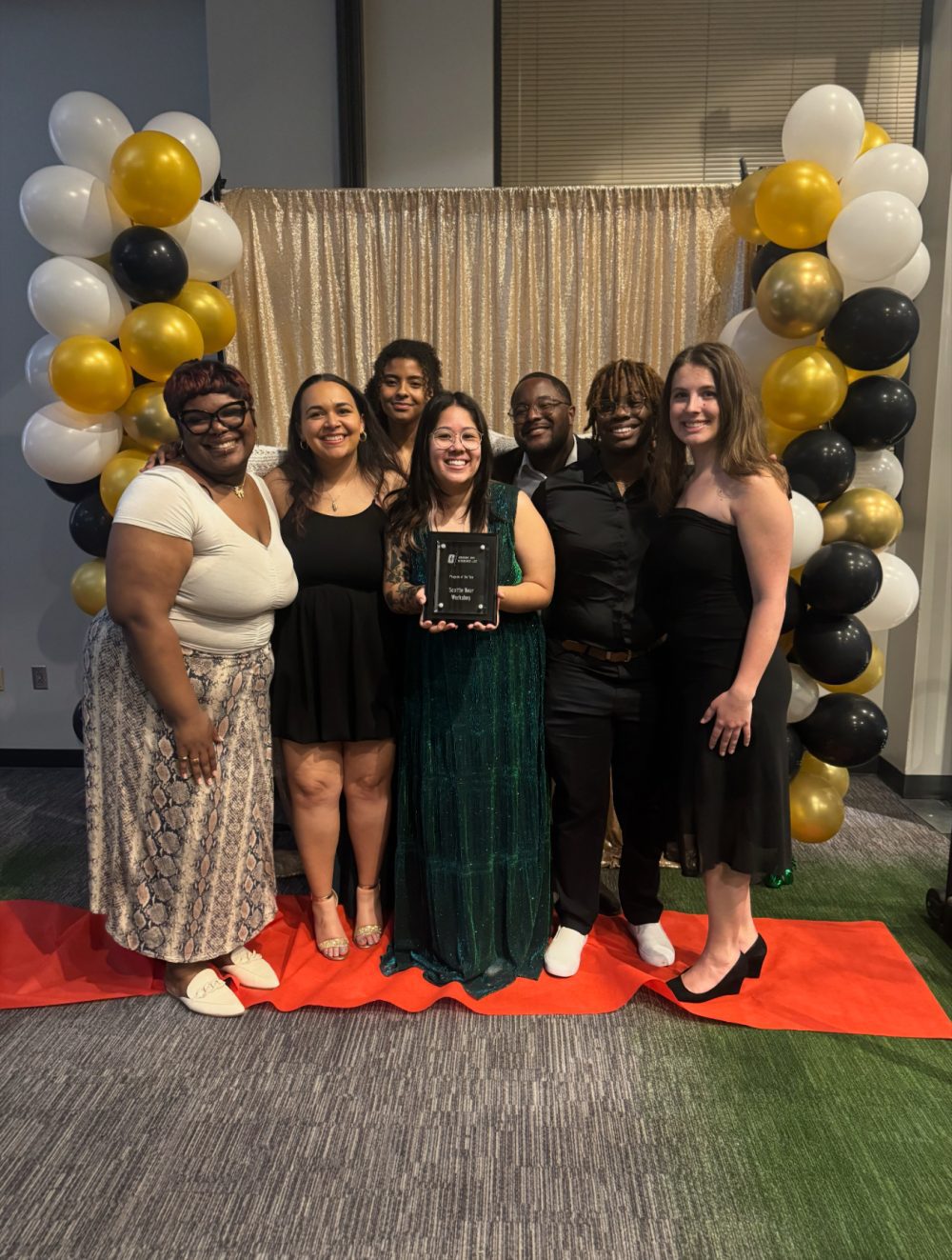 Scott Hall staff won "Program of the Year" at the Housing and Residence Life awards.
