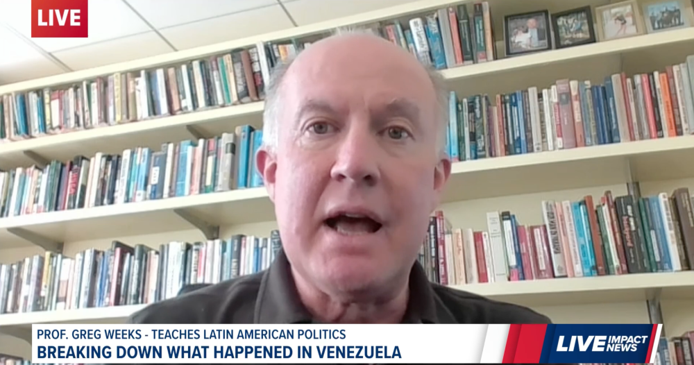 Greg Weeks on air with WCNC+